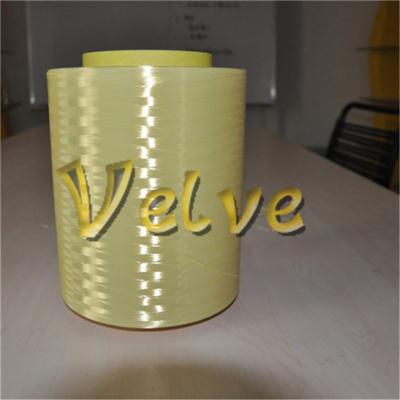 China High Temperature Resistant Para Aramid Yarns Filament Raw Yellow Color For Making Military Suite And Protective Hats for sale