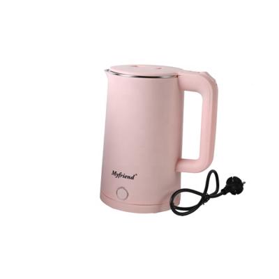 China 360 Degree Rotation Base Color Shell Electric Kettle 2000W 2.3L Glossy Solid Boiling Electric Kettle 304 Stainless Steel for sale