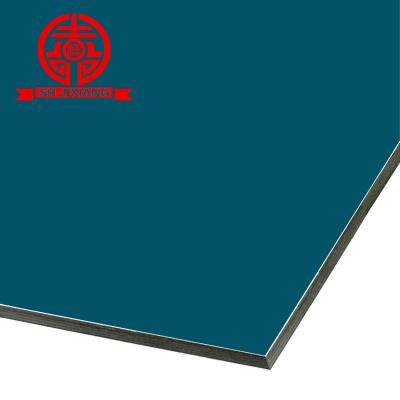 China Exterior building material facade pe coated aluminum composite boards wall panel partition panel from manufacture for sale