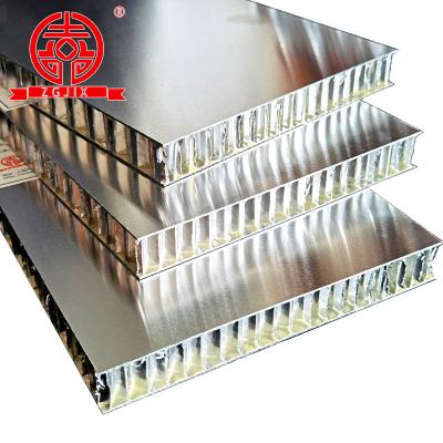 China Modern Aluminum Honeycomb Plate Sandwich Panel PVDF Mirror OEM Color Aluminum Exterior Flame Retardant Anti Brushed Size for sale