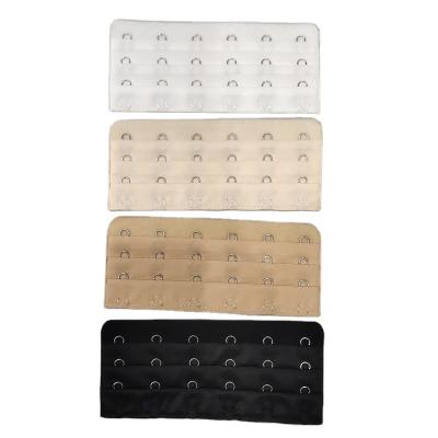 China 100% Polyester 3*6 Buckle 11.4cm Bra Accessories, Bra Supplements, Bra Hooks and Female Eyes for sale