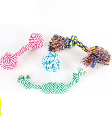 China 2019 Sustainable Cotton Rope Toy Suit Toy Tooth Cleaning Rope Molar Tooth Cleaning Rope for sale