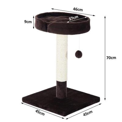 China Sustainable Cat Scratching Post With Hanging Toys For Small Indoor Cats , Kitten for sale