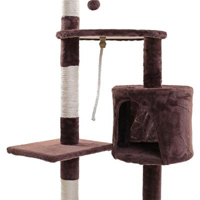 China Wholesale Cats Factory Custom Wooden Indoor Cat Tree K1294 for sale