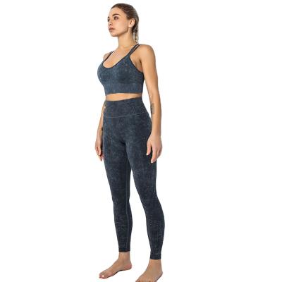 China Factory Wholesale High Quality Breathable Elastic Breathable Yoga Sets Comfortable Y-line for sale