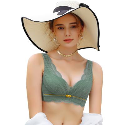 China Spring Antibacterial Summer Antibacterial New Arrival Push Up Bra With Elegant Lace And Breathable Materia for sale