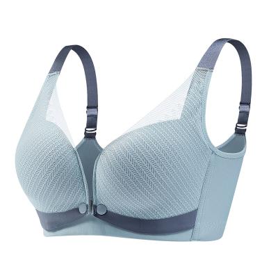 China Wholesale Fashion Breathable Lace Front Button Closure Maternity Nursing Bra For Breastfeeding for sale