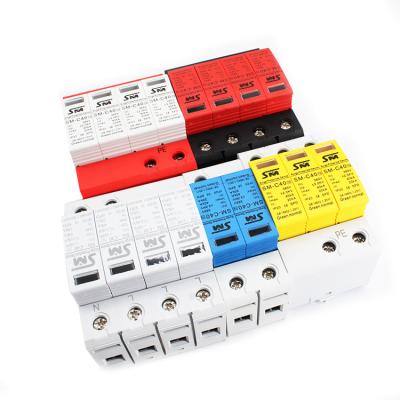 China Wholesale electronic equipment made in china CE approved 385V 20KA SPD voltage surge protector for sale