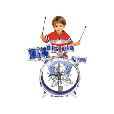 China Hot Sale New Design Children's Musical Instrument Fasion Play Set Plastic Jazz Drum Toy 39.5*16.5*40CM for sale