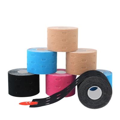 China Free Samples of Animals Punched Elastic Kinesiology KT Therapy Tape for Knee, Shin Splints, Shoulder and Muscle for sale