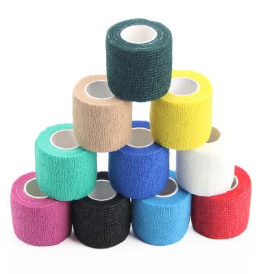 China Amazon Hotsale 60%Nonwoven+35%Glue+5% Vet Cohesive Wrap Horse Vet Cohesive Bandage Horse Racing Bandage Amazon Hotsale Selling Cohesive Bandage for sale