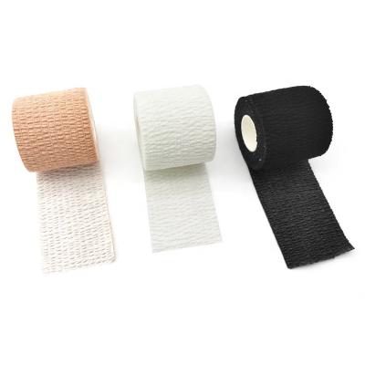 China 97%cotton+3%spandex Elastic Thumb Band Sports Cotton Tear Stretch Tear White Light EAB Bandage Weightlifting Adhesive Elastic Bandage for sale