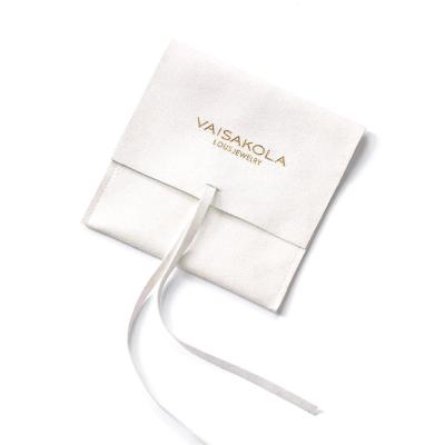 China Velvet Pouch for Unique Jewelry Envelope Suede Flip Jewelery Ring Watch Bag Wedding White Velvet Jewelery Pouch for Jewelry for sale