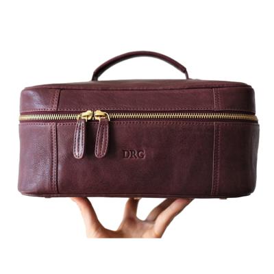 China Fashion PU Leather Waterproof Cosmetic Bags And Case Women Cosmetic Bag Portable Travel Toiletry Bag for sale