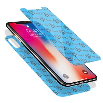 China Shockproof Mobile Phone Cell Phone Use Flexible Glass Screen Protector For Iphone X for sale