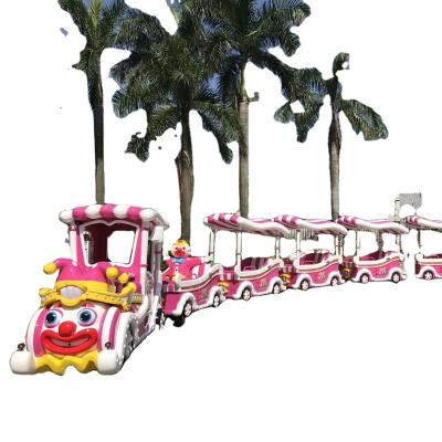 China 8*10m Children's Train Trackless Amusements Rides Tourist Attraction Animal Electric Trackless Train For Sale for sale