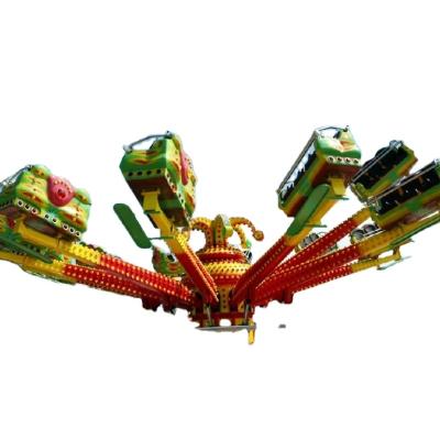 China Plastic Theme Amusement Park Equipment Fairground Attractions Spinning Rides Kids Bounce Machine Jumping Rides For Sale for sale