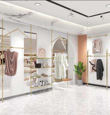 China One-stop design interior design with one-stop fitting room decoration design service for women's clothing store clothing store VR effect design for sale