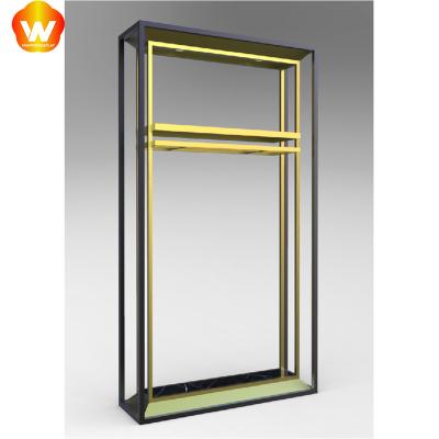 China For Garment Shop DC-G022 Retail Store Women Men Clothes Shop Interior Design Furniture Ladies Clothing Show Stand Rack for sale