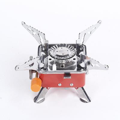 China Portable Gas Grill for Camping Gas Burner Stoves for Car Cooker Camping Supplies Outdoor Tourist Canister Propane Stoves Lighter Holder for sale