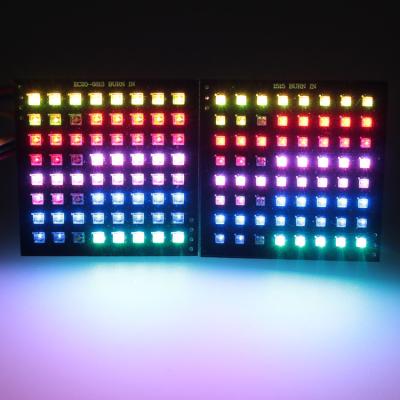 China LANDSCAPE DC5V 2812 SK6812 1515 Accessible 2020 RGB Led Matrix 64LEDs For Electronic DIY Production for sale