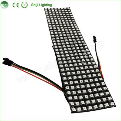 China Supermarket p10 full color sk6812 WS2812B flexible led display board, led light curtain for sale