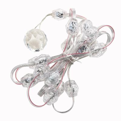 China Want IP65 RGB 3D DMX Artnet Control Pixel Ball Led Visual Curtain String Lights For Stage Decor for sale