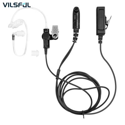 China In-ear Air Vent Earphone Microphone PTTs Headset For Moto-rola Two Way Radio For XIR P8200 P8268 P8668 for sale