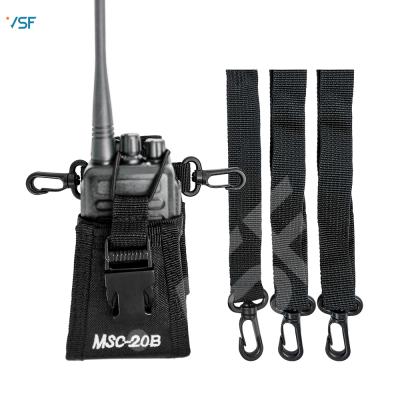 China MSC-20B Case Holder Nylon Portable Radio Holster For Kenwood Moto-rola BaoFeng UV-5R UV-82 B5 UV-5RE Plus GT-3 Walkie Talkie for sale