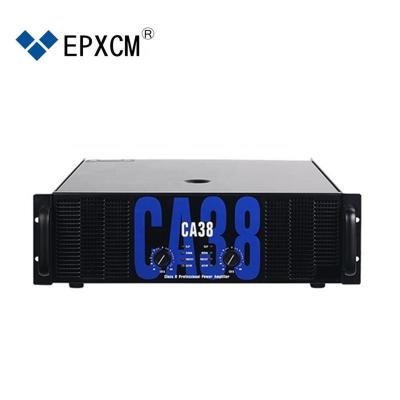 China EPXCM/CA38 Metal Manufacture Professional Audio Power Amplifier 1800Watts Sound Standard Audio Power Amplifier For Stage Show for sale