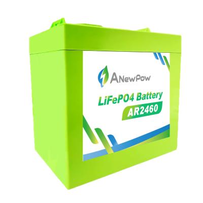 China LiFePO4 24v Cell Site CANbus BMS ANewPow AR2460 LiFePO4 Battery 54Ah IP67 Battery For Solar for sale