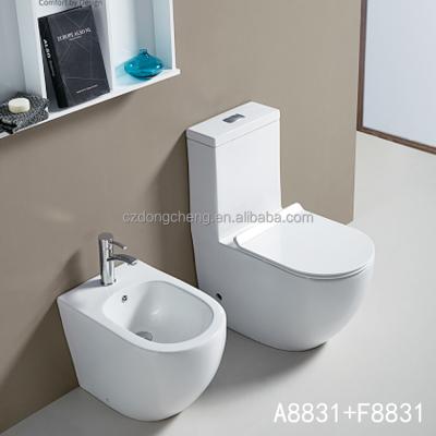 China DCBJ A8060+F057 EU Modern Design CE Luxury Hot Sale Bidet Toilet Set for sale