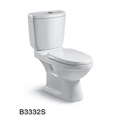 China DCBJ B3332 Nepal Wholesale Double-flush Down Wash Two Piece Toilet for sale