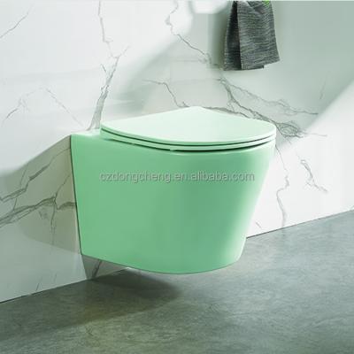 China CE UF Wall Mounted Concealed Cistern DCBJ B2376 Soft Cover Plate Porcelain Toilet Bowl Wholesale for sale