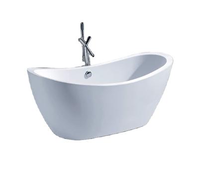 China Traditional Bathtub For Adult Solid Outdoor Bathtub With Faucet Freestanding Bathtub Dx6039 for sale