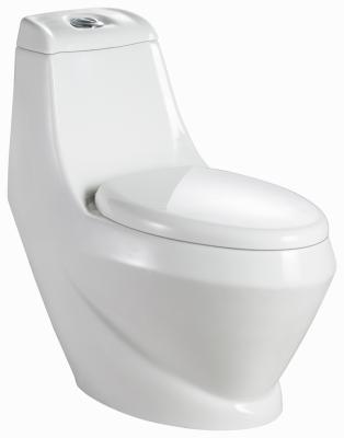 China Double-Flow Water Saving Siphon Lavatory Ceramic Sanitary Ware Flush One Piece Toilet (HZ5593) for sale