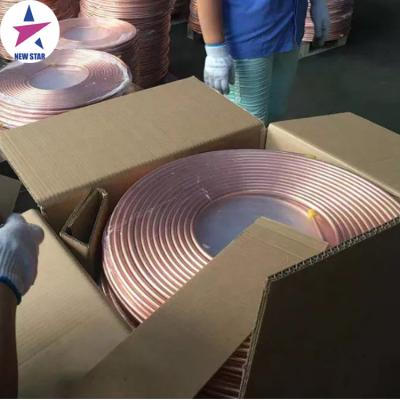 China Cooling Copper Pipe 0.71mm Pipe 0.71mm Air Conditioner Pancake Coil Copper Thick Copper Pipe 3/8