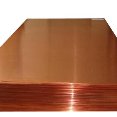 China Decoration 2mm Sheet Metal C11000 TP2 Pure Copper Plate C12200 Copper Sheet for sale