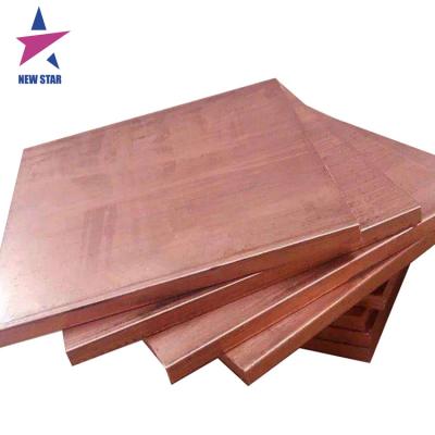 China Decoration 1000X2000MM Sheets C1100 C1010 C1200 C1220 Sheet Red Copper Pure Copper Plate for sale