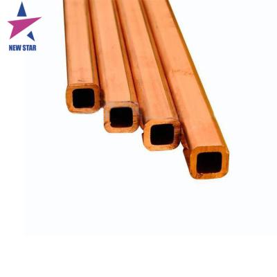 China China Supplier C1100 C1220 Wholesale Industry Square Copper Pipe Square Copper Tube for sale