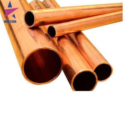 China Pure Copper Water Tube Tube C11000 C12000 C12200 Copper Pipes 4 Inch For Water Oxygen for sale