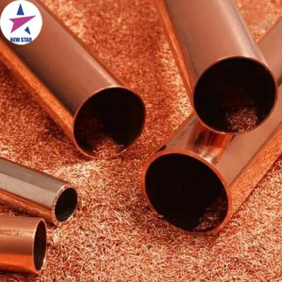 China Water Tube C1100 C1220 Straight Copper Pipes Round Copper Pipe 1