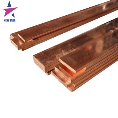 China C11000 C12000 Flat Bar 60x6mm Copper C1100 Construction Copper Busbar for sale