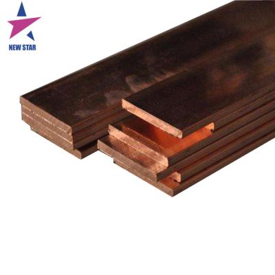 China Electric Power Pure And High Conductivity Copper Busbar 50x5mm Flat Copper Bar 60x6mm for sale