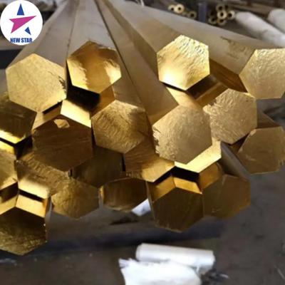 China Conductive and Heat Conductive Materials Round Flat Rod H62 H65 H60 Square Bar 18mm Square Hex Brass Hex Brass Bar for sale