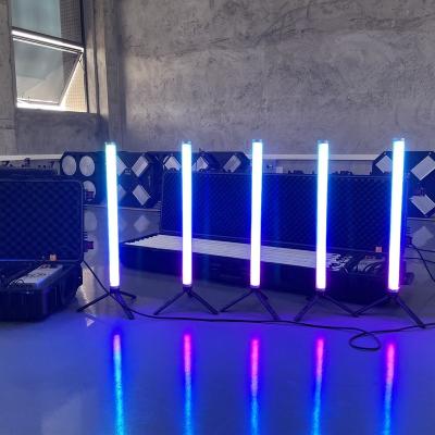 China 8 Pixel 128W Sunlight Tempurate Color (8pcs Tubes), Wireless DMX Battery for Movie TV Live Event Concert Hotel Stage and Theater Pixel Tube Adjustable, 2ft for sale