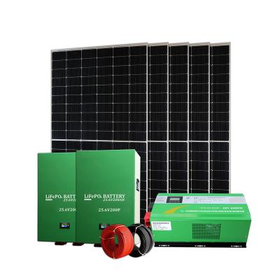 China High Quality Home Solar Photovoltaic Panel 10kw Complete Solar Powered System for sale