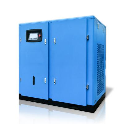 China Custom manufacturer lubricated cheap silent high pressure 22kw silent electric oil free rotary screw air compressors for sale