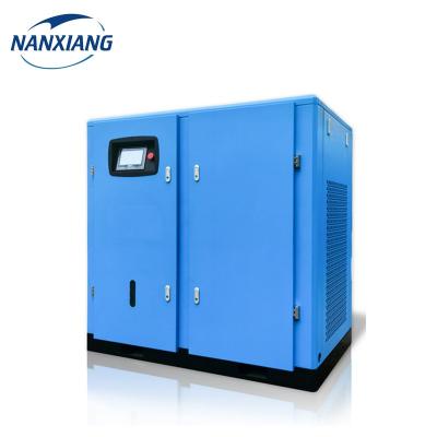 China New technology 110KW 150HP new technology efficiency double stage clean air lubricated low noise 100% top tornillo compresor China supplier for sale