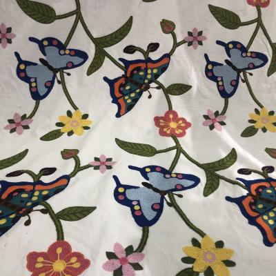 China Breathable when embroidering the colors of embroidery are quite rich with butterflies and flowers is a favorite with children for sale